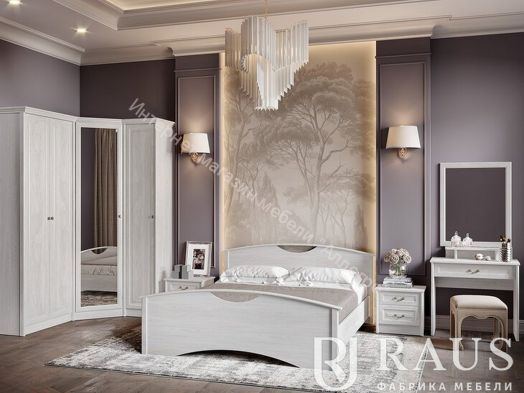 Шкаф угловой с зеркалом ЯН-22 "Янна" Орех Мальта