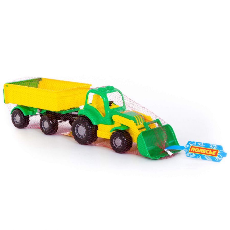 "Крепыш", трактор с прицепом №1 и ковшом