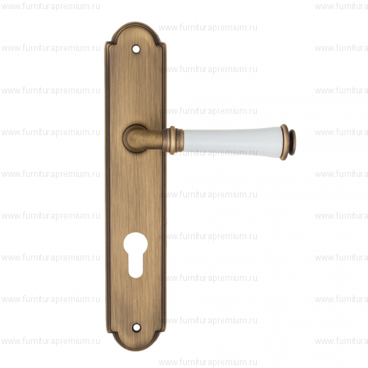 Ручка на планке Fratelli Cattini Gracia Ceramica Bianco CYL PL257