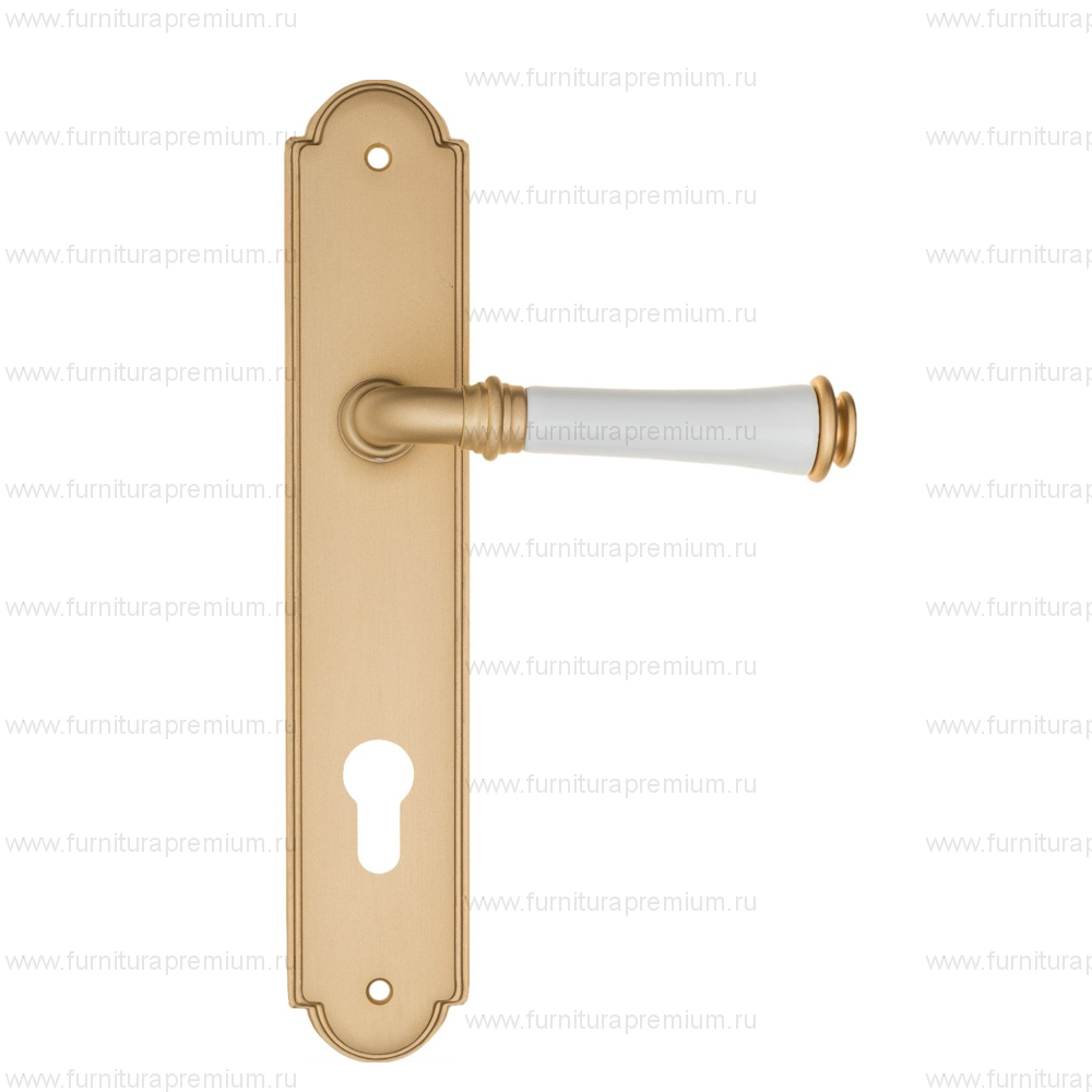 Ручка на планке Fratelli Cattini Gracia Ceramica Bianco CYL PL257