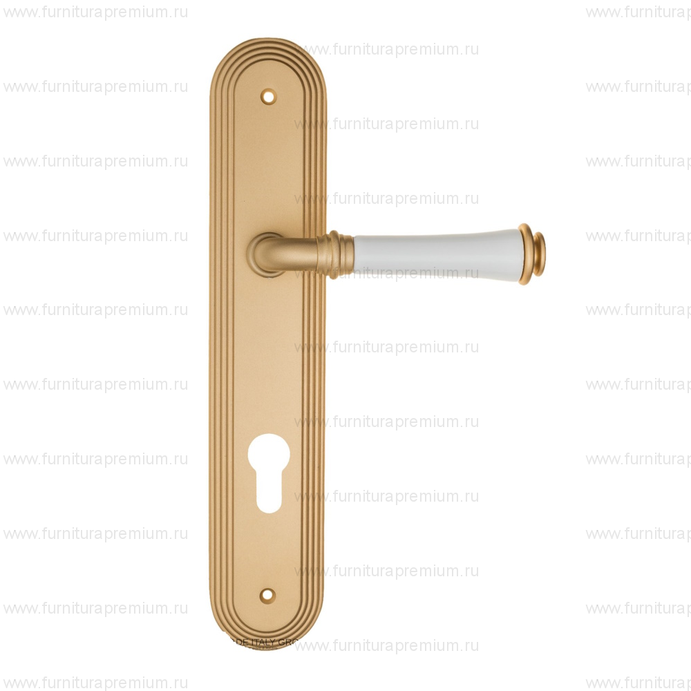 Ручка на планке Fratelli Cattini Gracia Ceramica Bianco CYL PL288