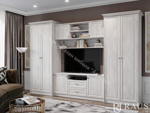 Полки ЯН-23 к шкафу для одежды ЯН-01 (3шт.) "Янна" Орех Мальта