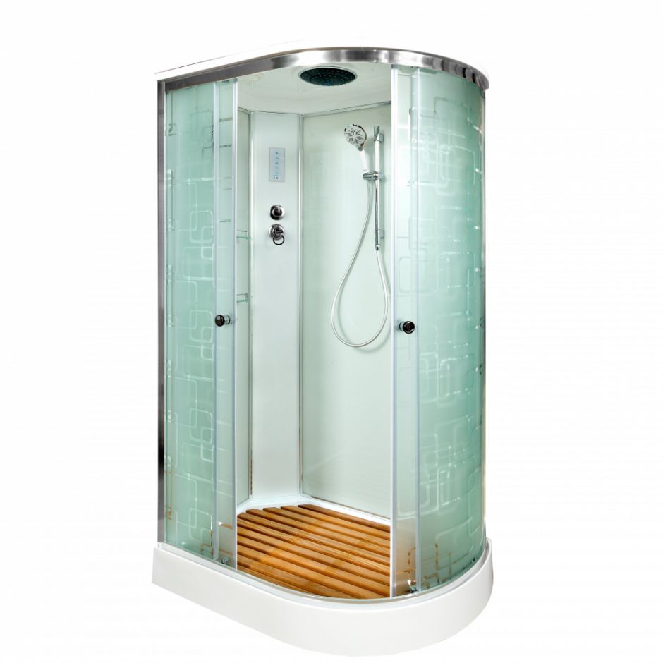 Изображение Душевая кабина Deto ЕМ1511 L с гидромассажем 110х80