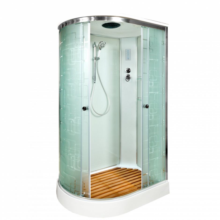 Изображение Душевая кабина Deto ЕМ1511 R с гидромассажем 110х80