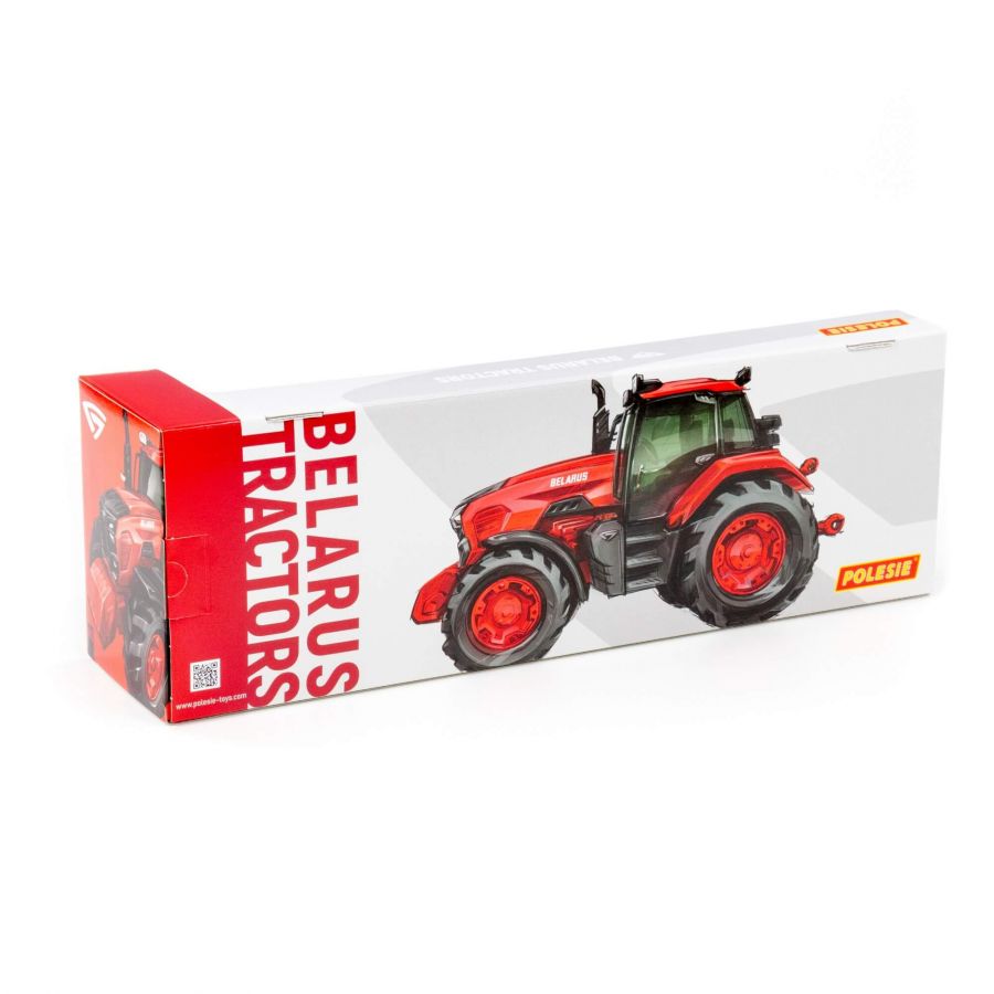 Трактор BELARUS с погрузчиком и бортовым прицепом