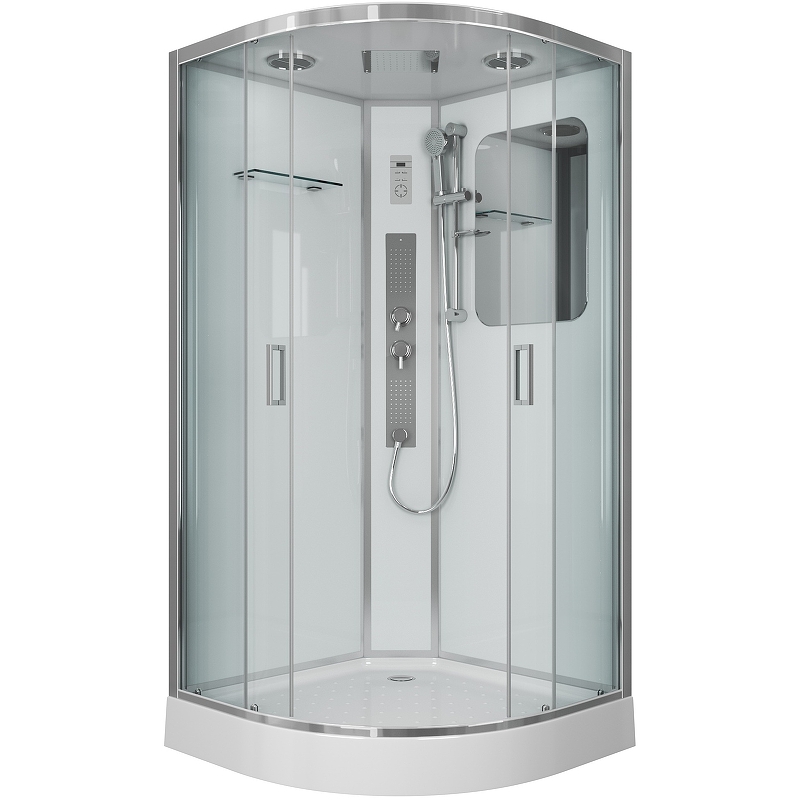 Изображение Душевая кабина Niagara Premium 90x90 NG-6001-01G с гидромассажем