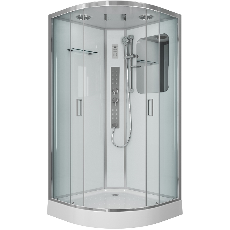 Изображение Душевая кабина Niagara Premium 100x100 NG-6002-01G с гидромассажем