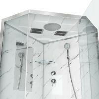 Душевая кабина Niagara Lux 100x100 NG-7702D без гидромассажа схема 6