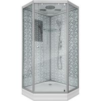 Душевая кабина Niagara Lux 100x100 NG-7702D без гидромассажа схема 10