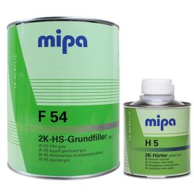 Mipa F 54 2K-HS-Grundfiller Грунт наполнитель на акриловой основе белый с отвердителем H5 2K-Harter extra kurz, объем 1л. + 250мл.