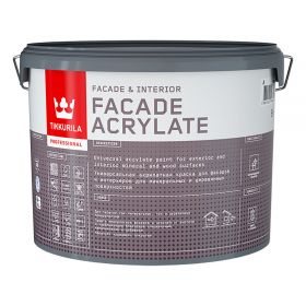 Краска Фасадная Tikkurila Facade Acrylate 5л Универсальная Акрилатная / Тиккурила Фасад Акрилат