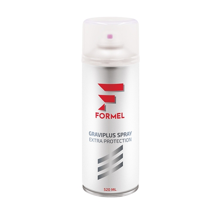 Formel GRAVIPLUS EXTRA PROTECTIO Покрытие антигравийное, цвет белый, объем 520мл.