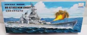 Сборная модель Линкор Нью-Джерси USS New Jersey BB-62 1:700