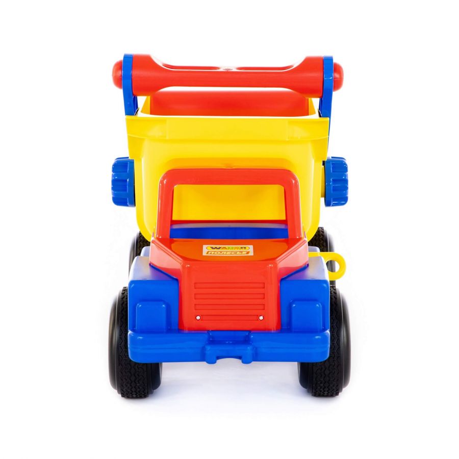 Автомобиль-самосвал №1 с резиновыми колёсами