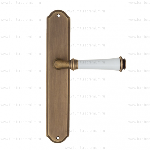 Ручка на планке Fratelli Cattini Gracia Ceramica Bianco PL02