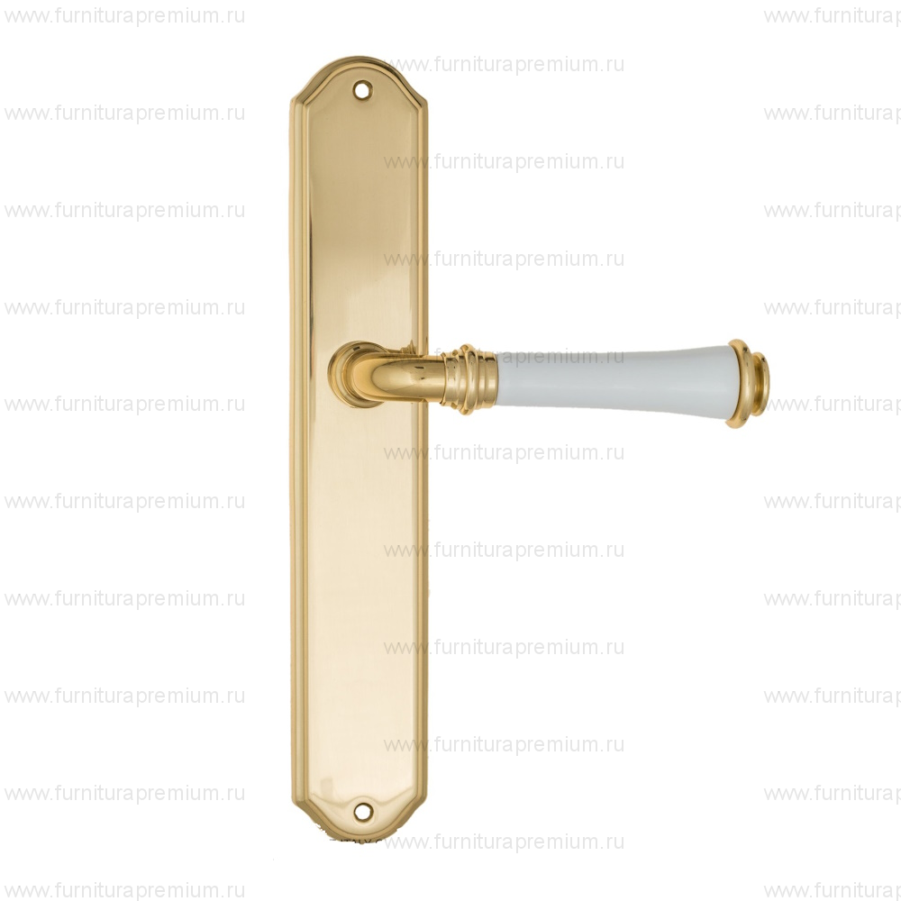 Ручка на планке Fratelli Cattini Gracia Ceramica Bianco PL02