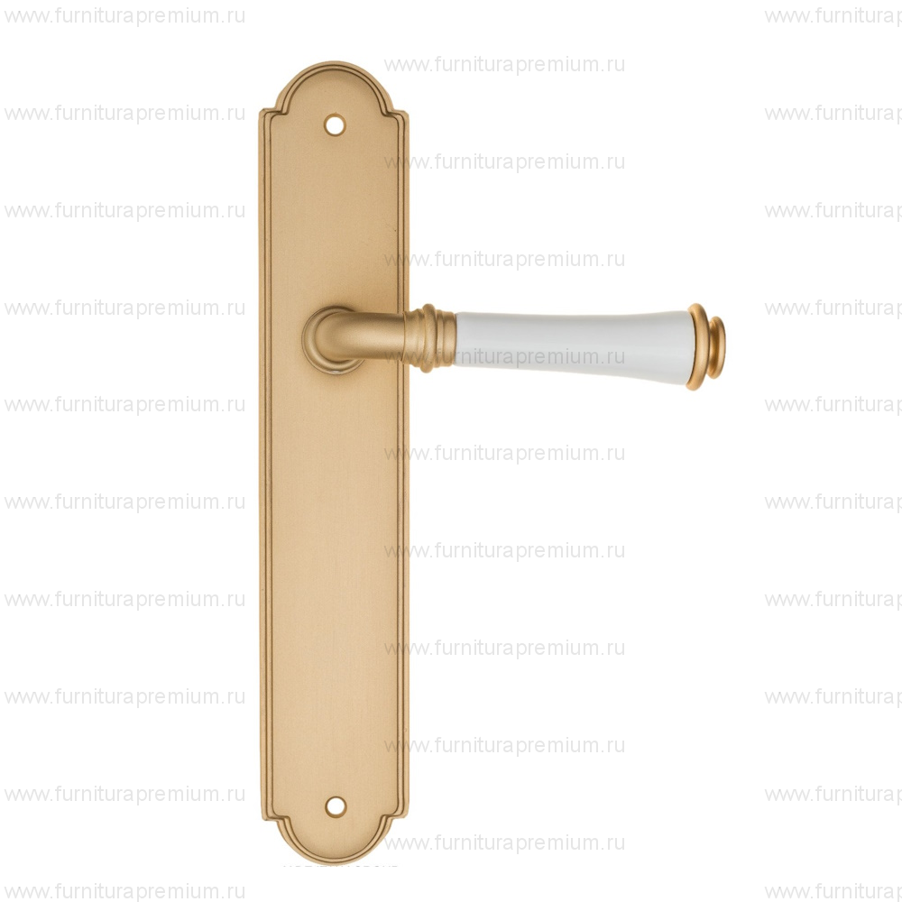 Ручка на планке Fratelli Cattini Gracia Ceramica Bianco PL257