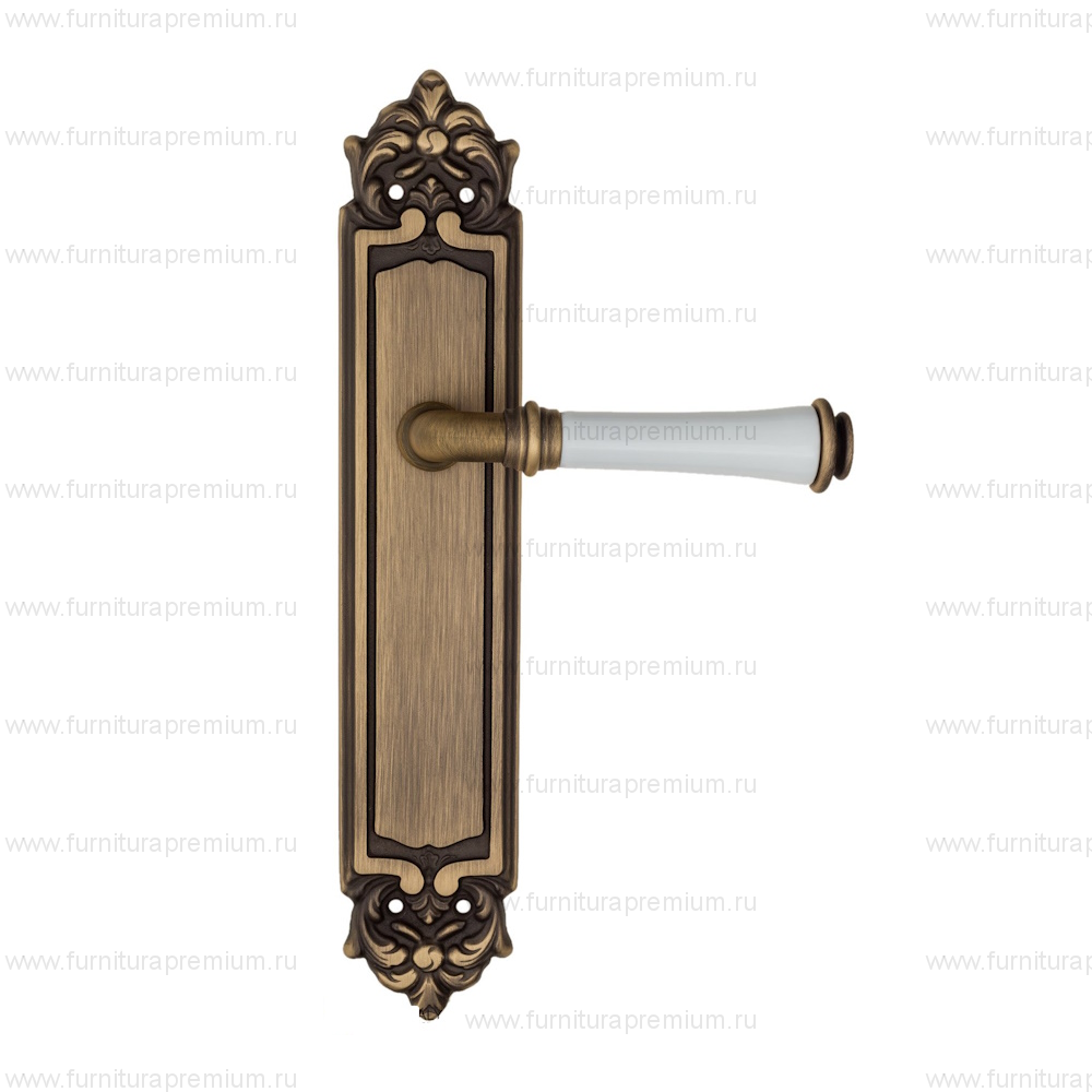 Ручка на планке Fratelli Cattini Gracia Ceramica Bianco PL96