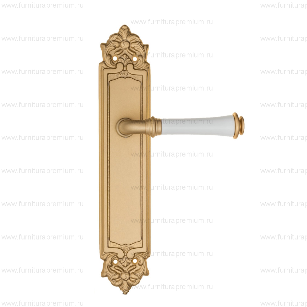 Ручка на планке Fratelli Cattini Gracia Ceramica Bianco PL96