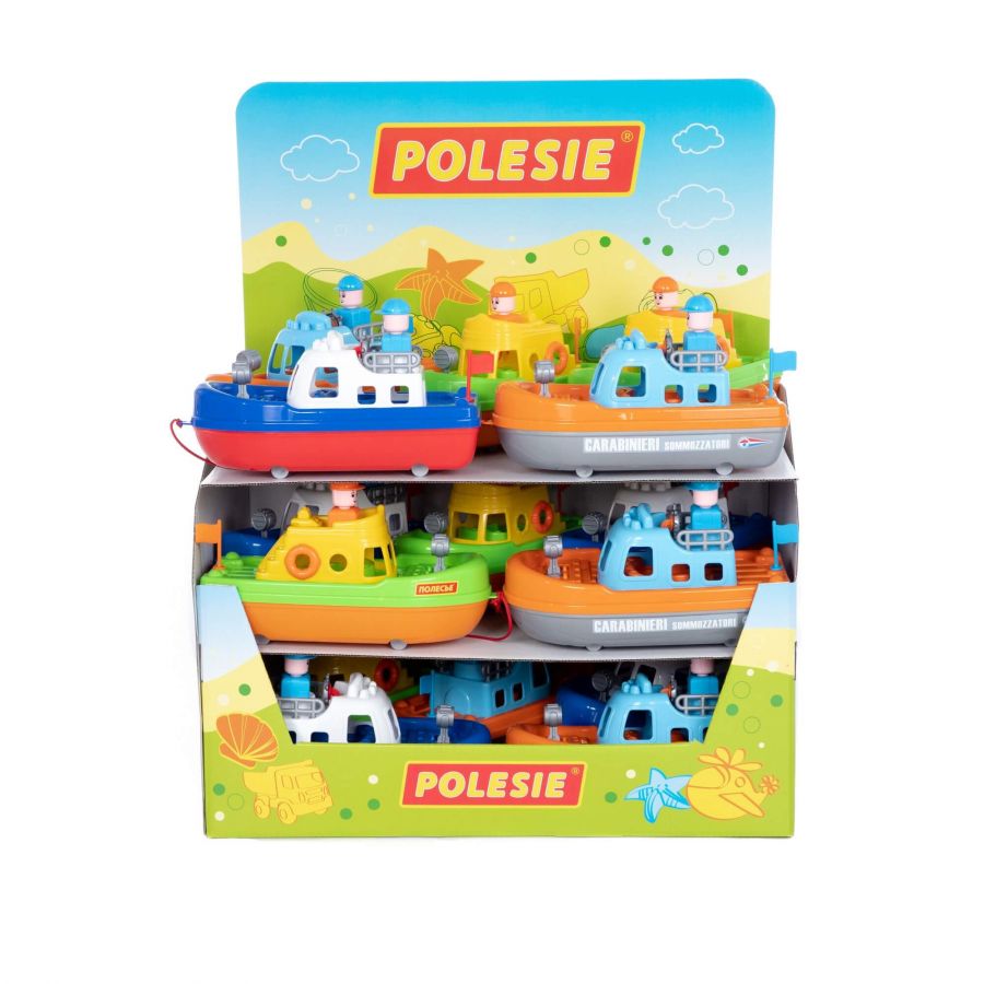 Катер (дисплей №7) Polesie (в дисплее 15 шт)