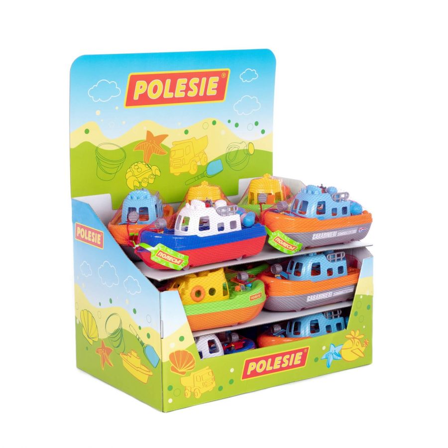 Катер (дисплей №7) Polesie (в дисплее 15 шт)