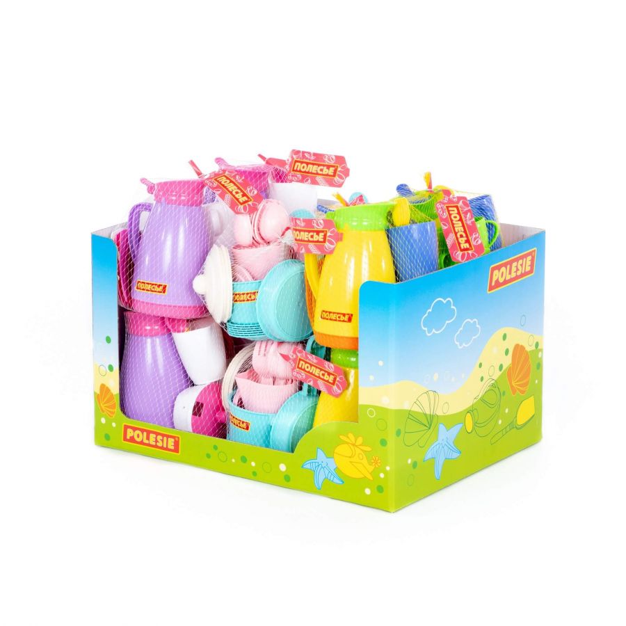 Набор детской посуды (дисплей №10) Polesie (в дисплее 12 наборов)