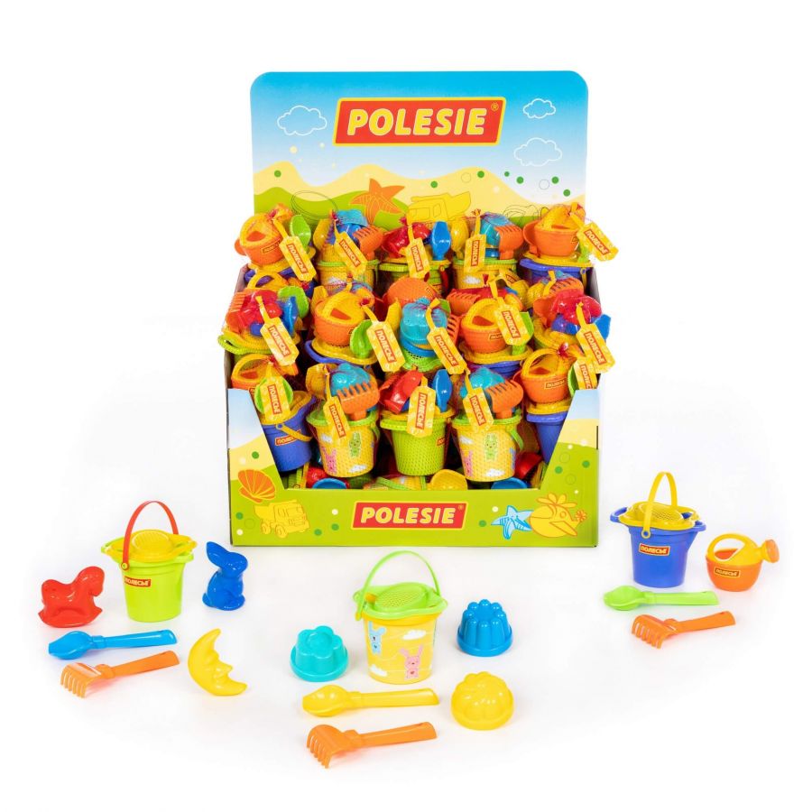 Набор песочный (дисплей №25) Polesie (в дисплее 48 наборов)