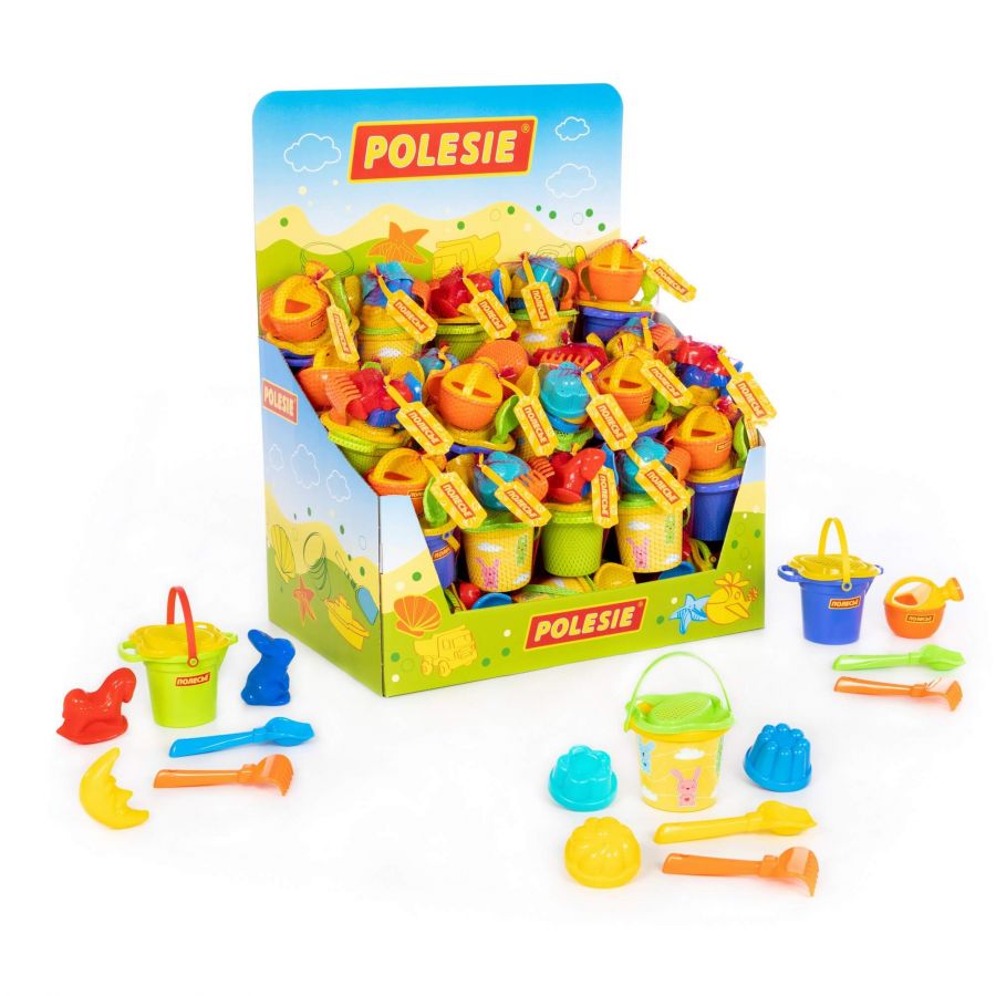 Набор песочный (дисплей №25) Polesie (в дисплее 48 наборов)