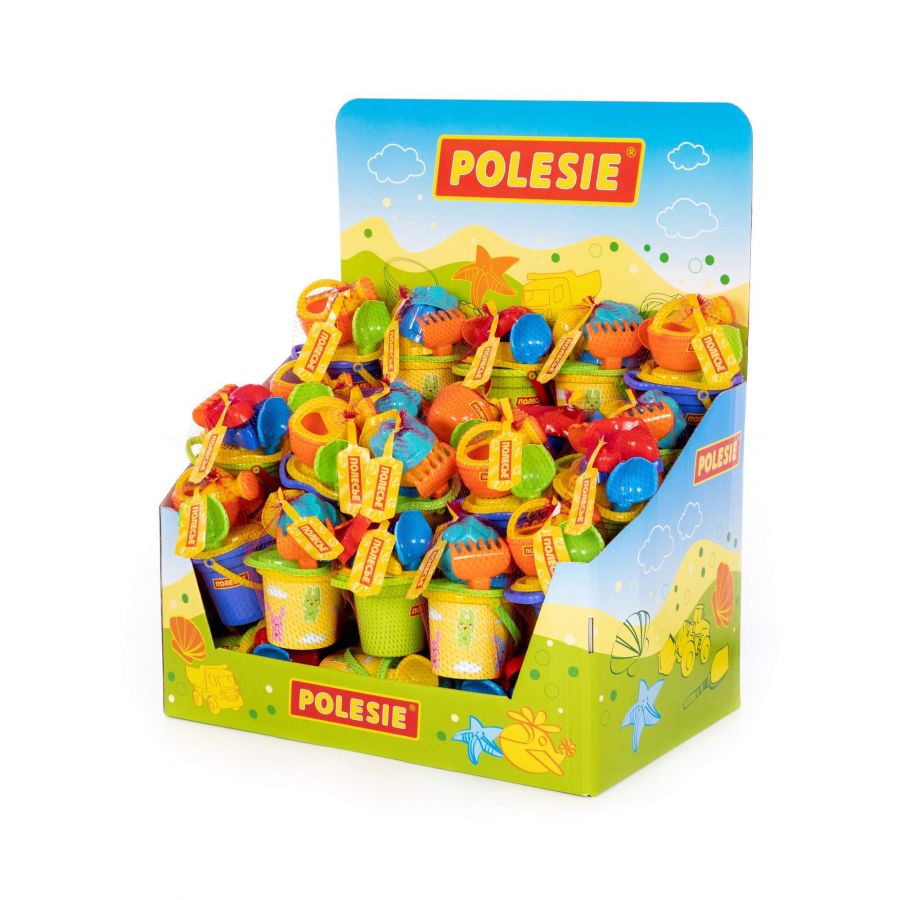 Набор песочный (дисплей №25) Polesie (в дисплее 48 наборов)