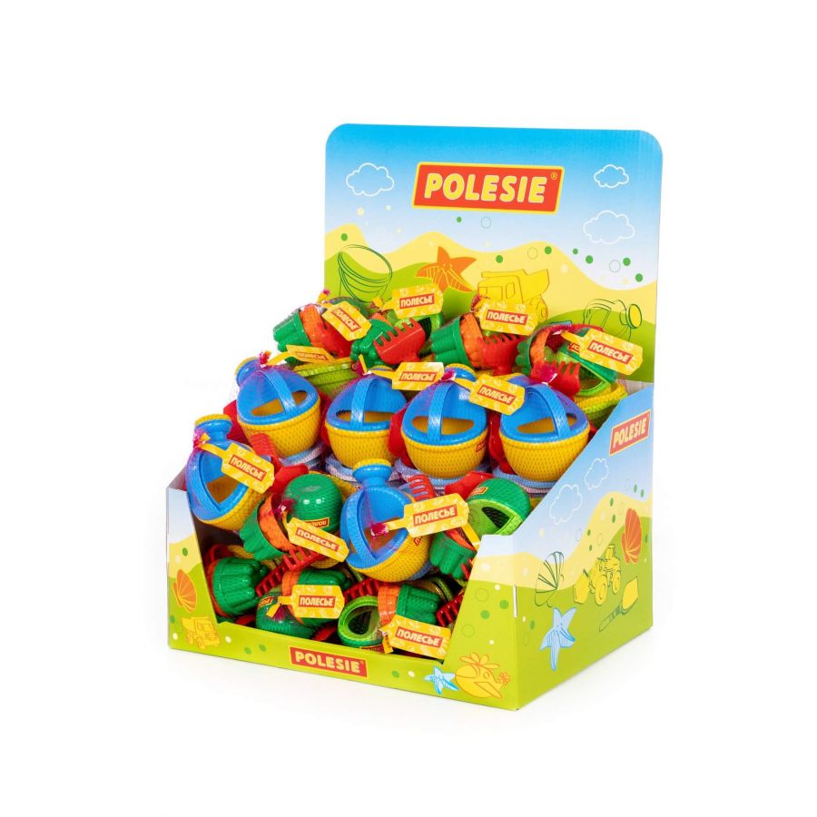 Набор песочный (дисплей №50) Polesie (в дисплее 24 набора)