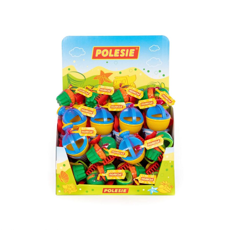 Набор песочный (дисплей №50) Polesie (в дисплее 24 набора)