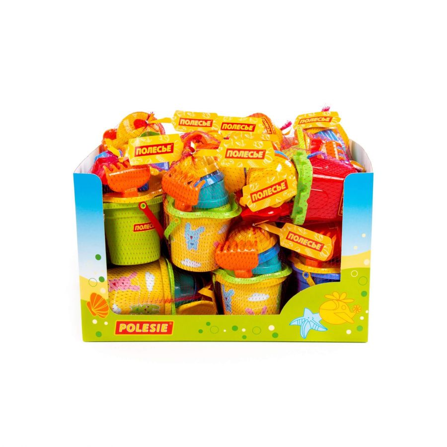 Набор песочный (дисплей №51) Polesie (в дисплее 18 наборов)
