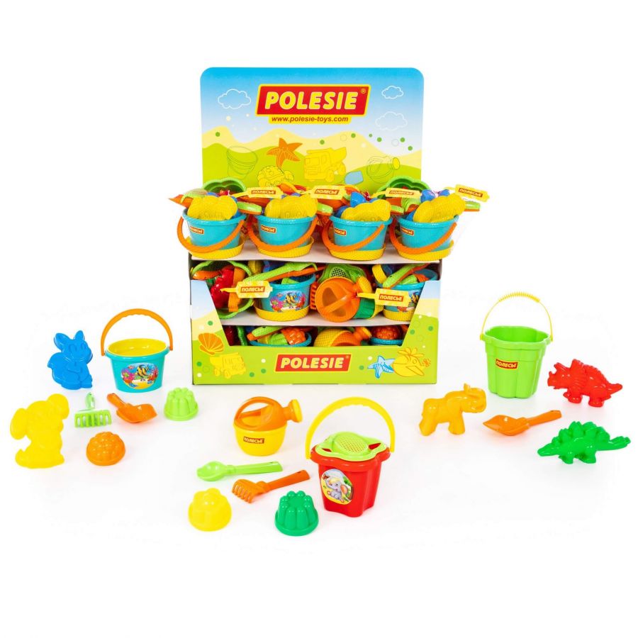 Набор песочный (дисплей №52) Polesie (в дисплее 24 набора)