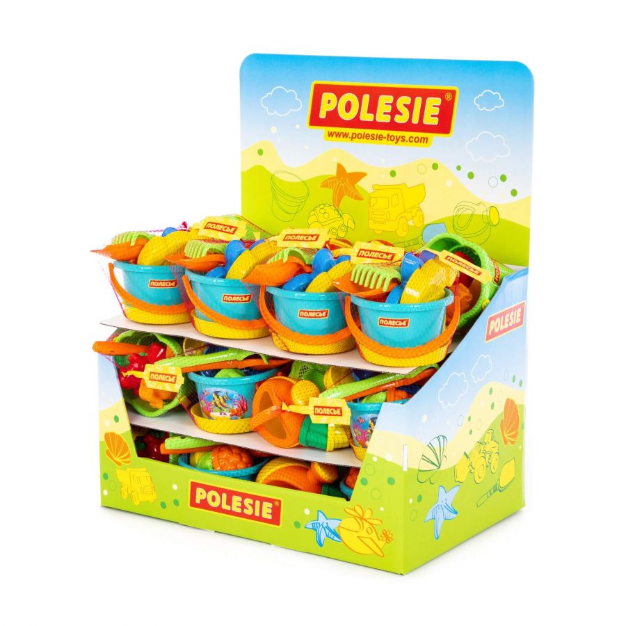 Набор песочный (дисплей №52) Polesie (в дисплее 24 набора)