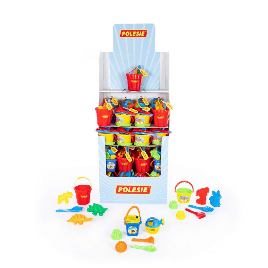 Набор песочный (дисплей №53) Polesie (в дисплее 51 набор)