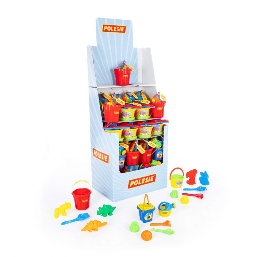 Набор песочный (дисплей №53) Polesie (в дисплее 51 набор)