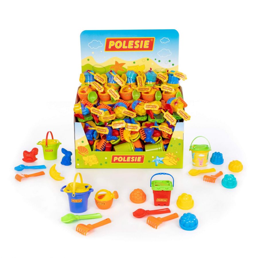 Набор песочный (дисплей №62) Polesie (в дисплее 47 наборов)