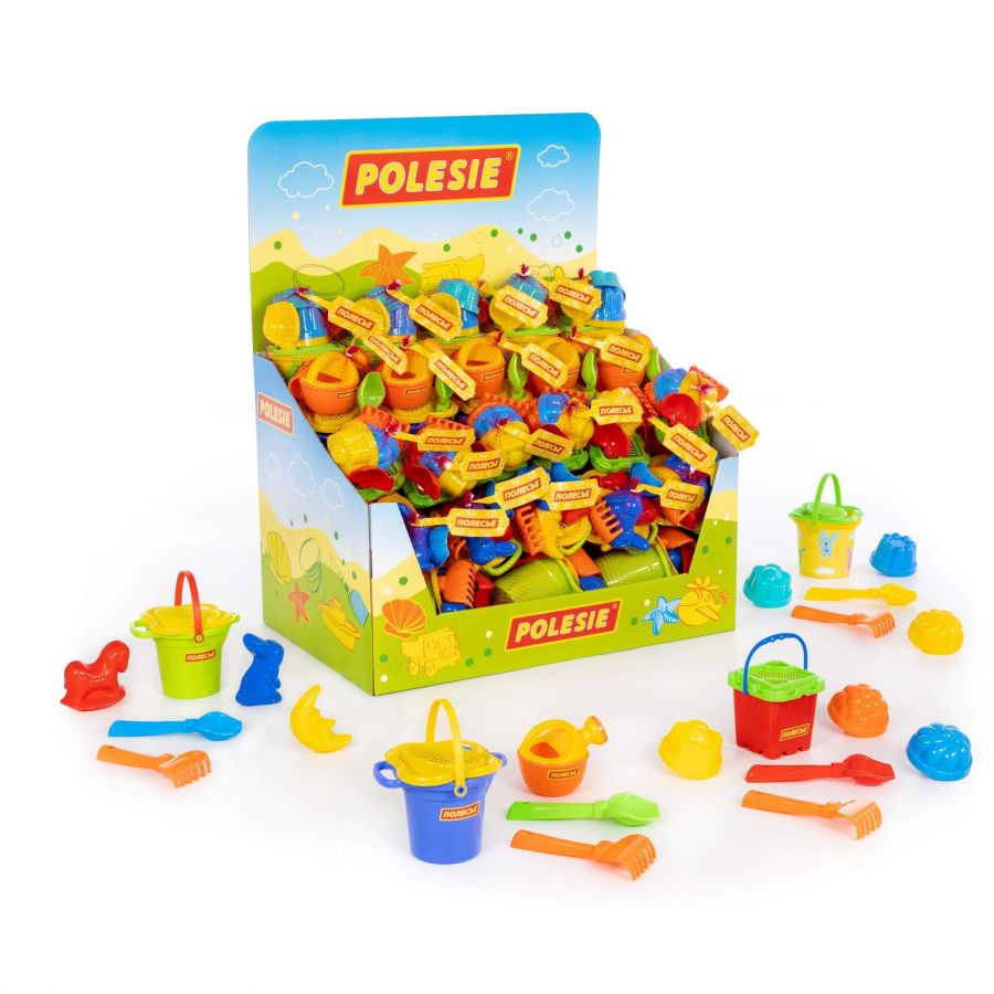 Набор песочный (дисплей №62) Polesie (в дисплее 47 наборов)