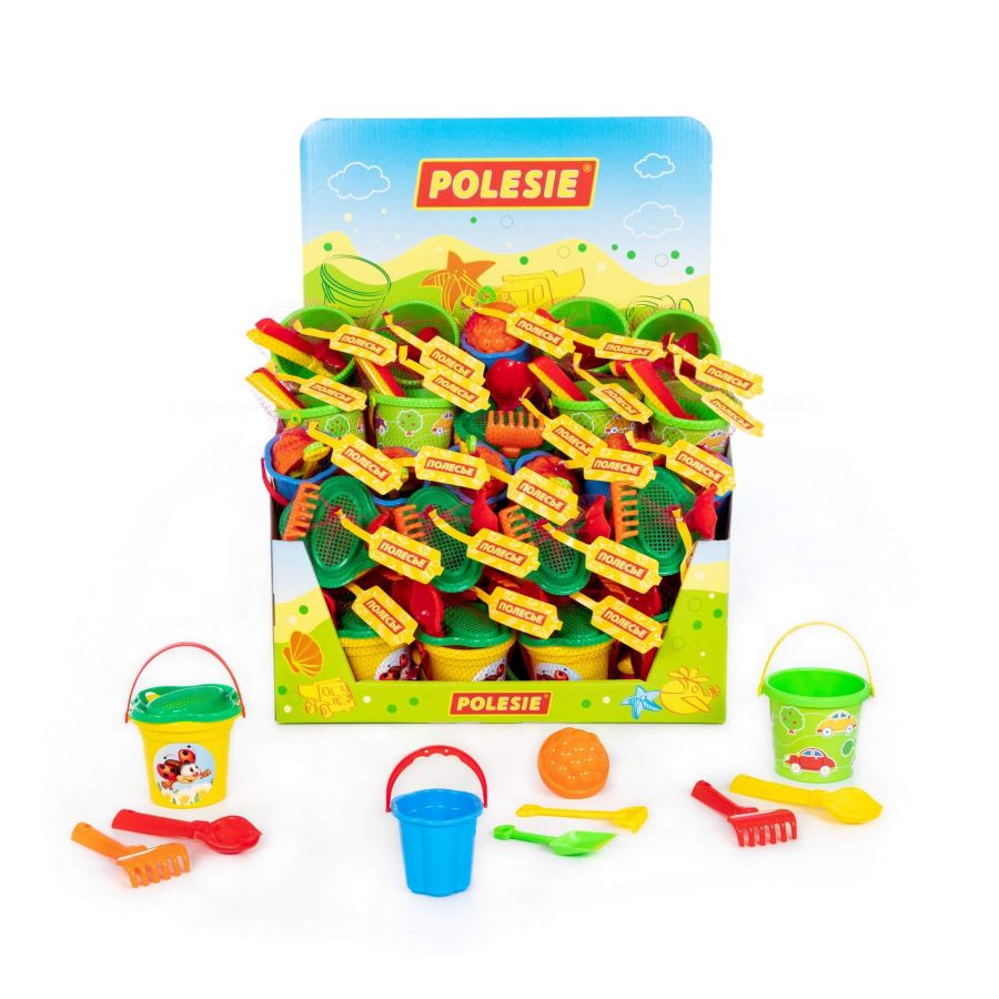 Набор песочный (дисплей №63) Polesie (в дисплее 54 набора)
