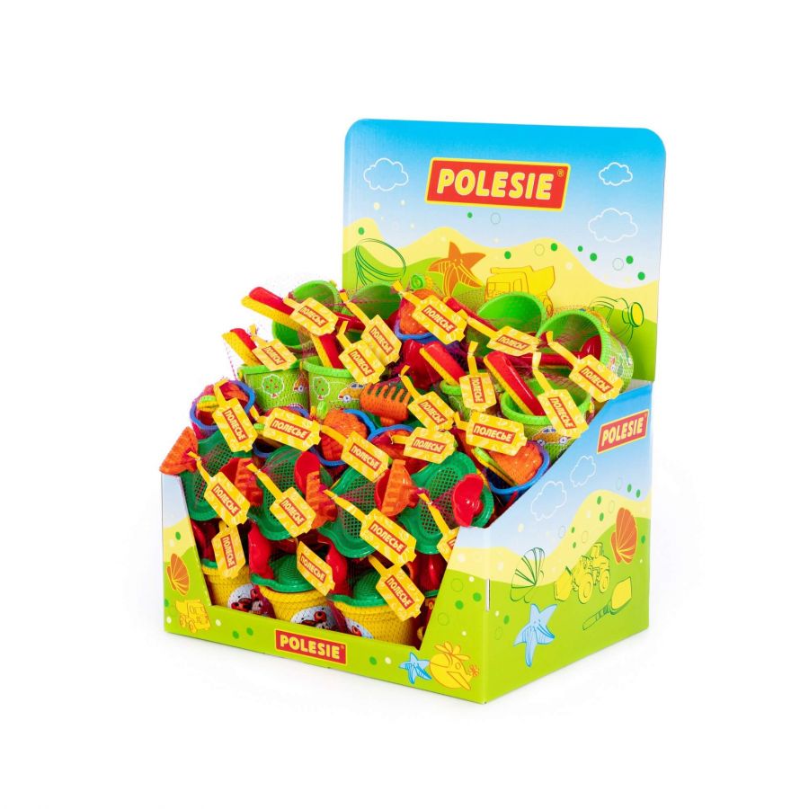Набор песочный (дисплей №63) Polesie (в дисплее 54 набора)