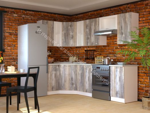 Кухонный гарнитур Арина оптима 1300х2500 мм угловой