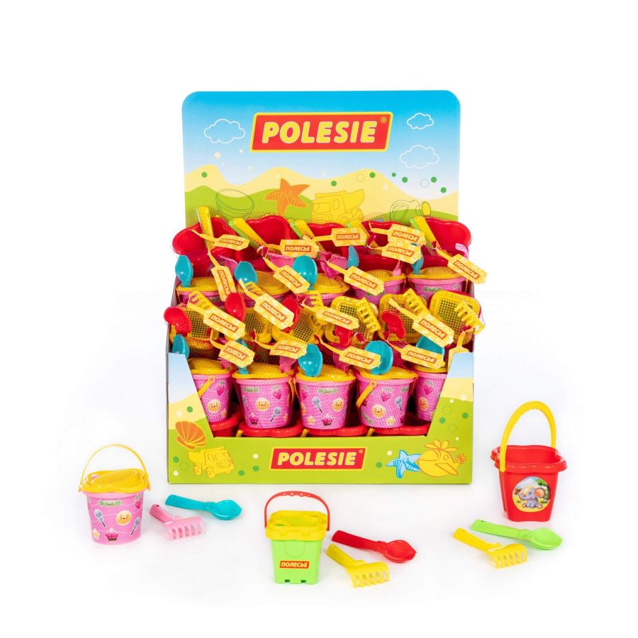 Набор песочный (дисплей №80) Polesie (в дисплее 50 наборов)