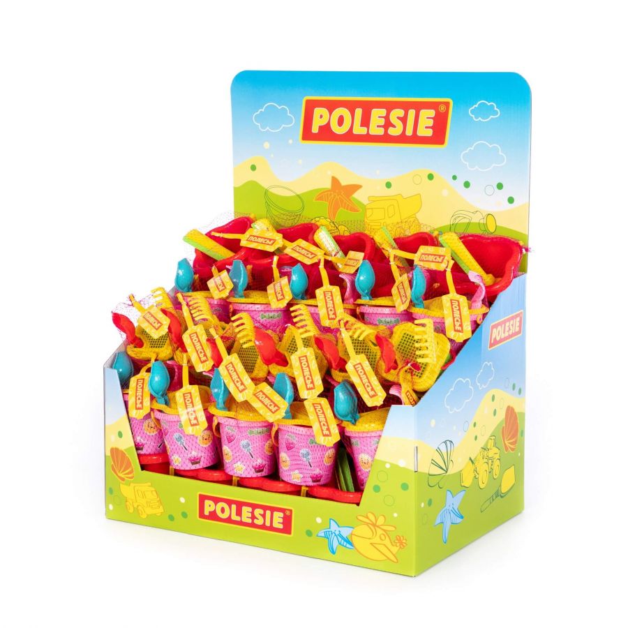 Набор песочный (дисплей №80) Polesie (в дисплее 50 наборов)