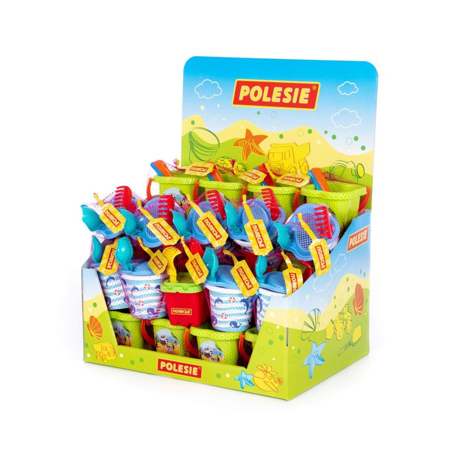 Набор песочный (дисплей №82) Polesie (в дисплее 37 наборов)