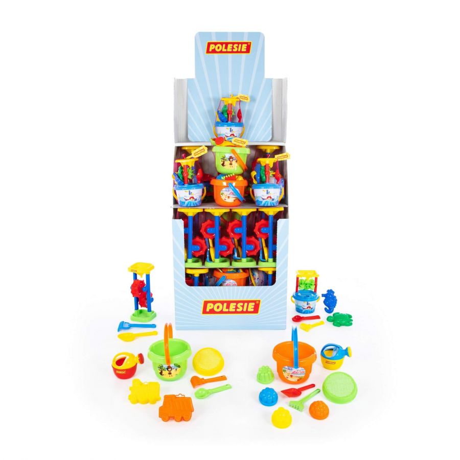 Набор песочный (дисплей №83) Polesie (в дисплее 36 наборов)