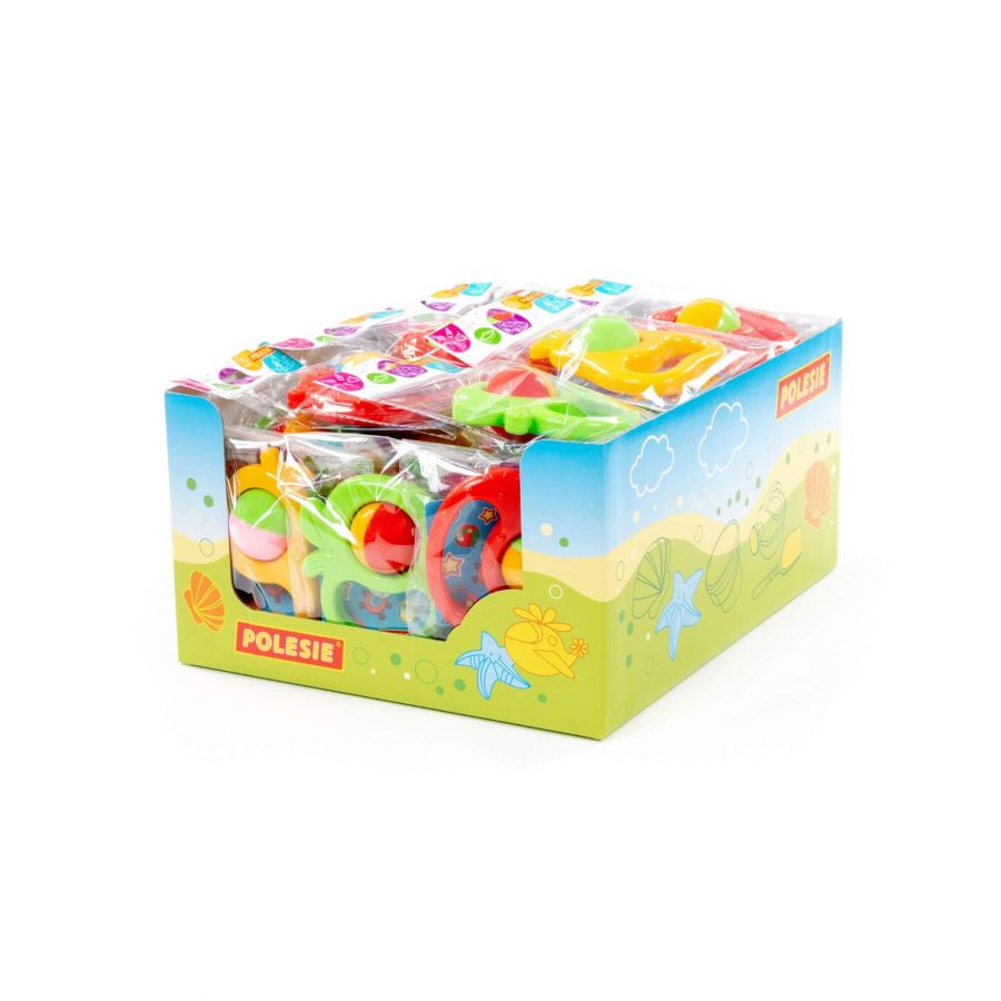 Погремушка (дисплей №74) Polesie (в дисплее 48 шт)
