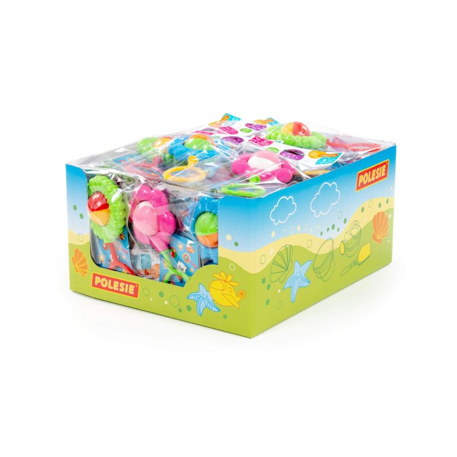 Погремушка (дисплей №75) Polesie (в дисплее 48 шт)