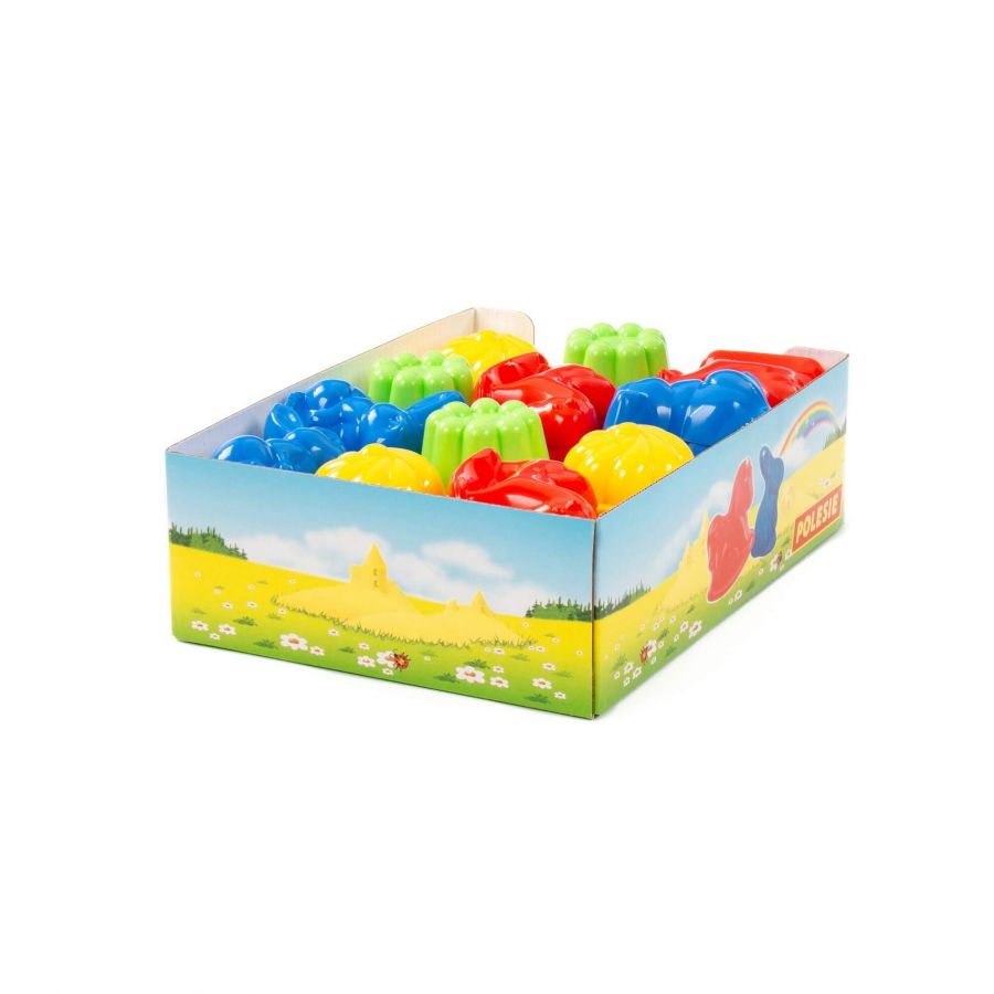 Формочка пластмассовая (дисплей №3) (в дисплее 81 шт)