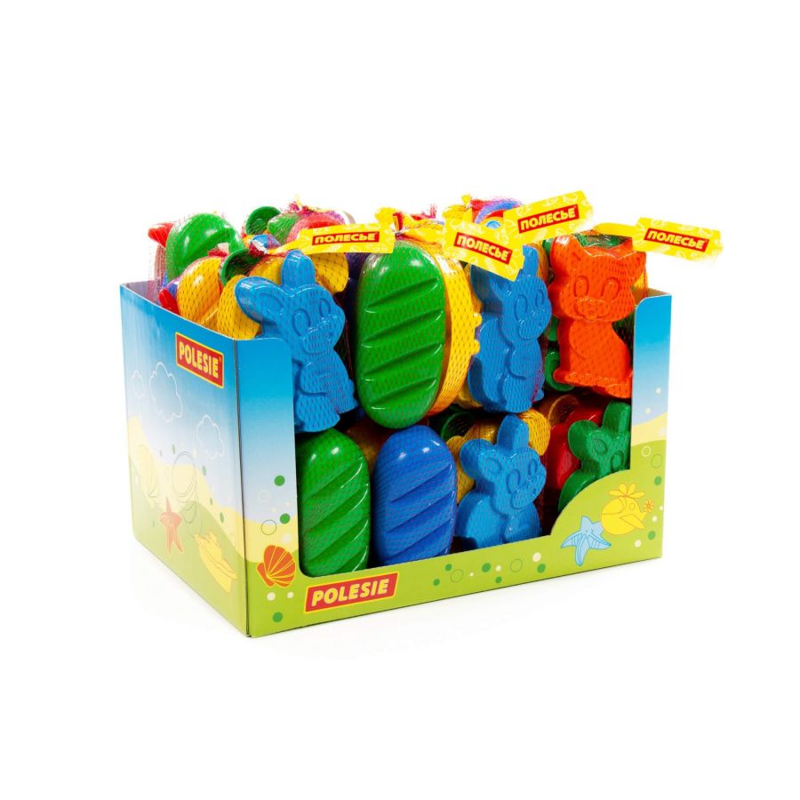 Формочки (дисплей №3) Polesie (Дисплей 24 набора)