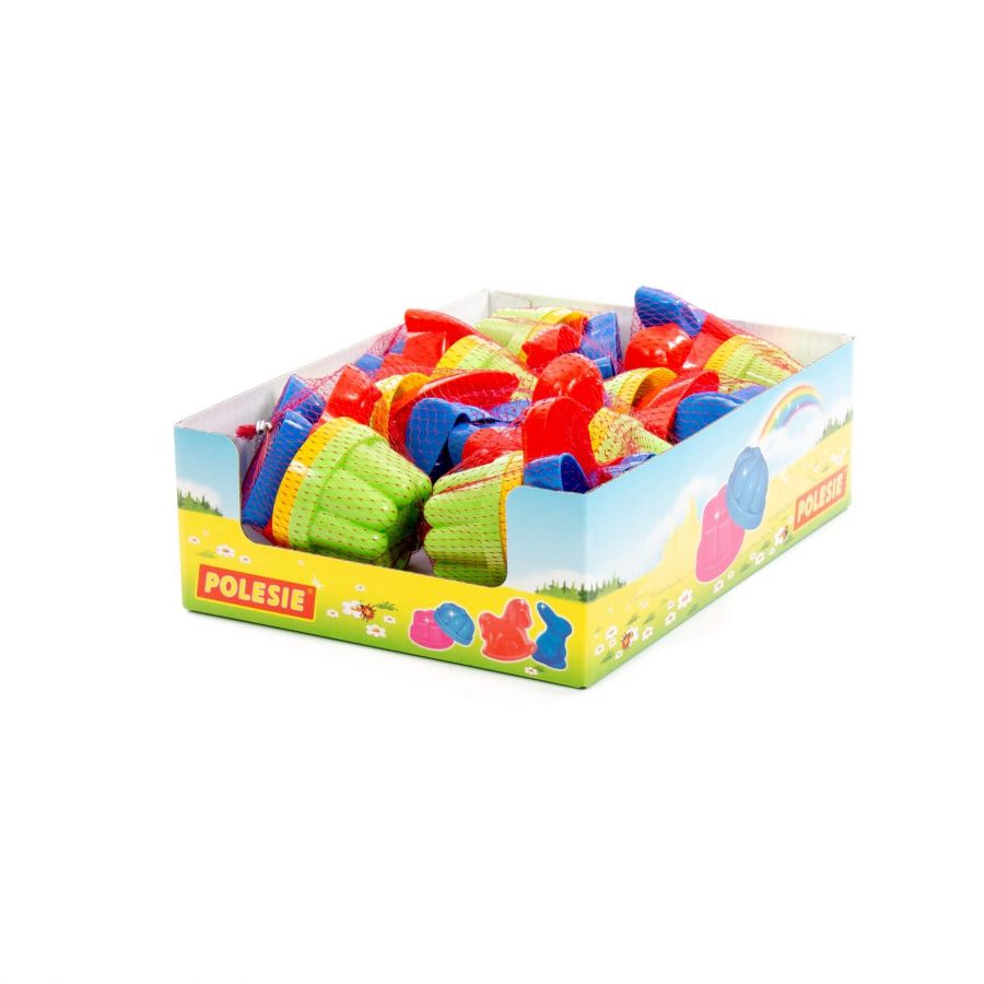 Формочки, 2 шт + формочки (заяц + лошадка) (дисплей 8 наборов)